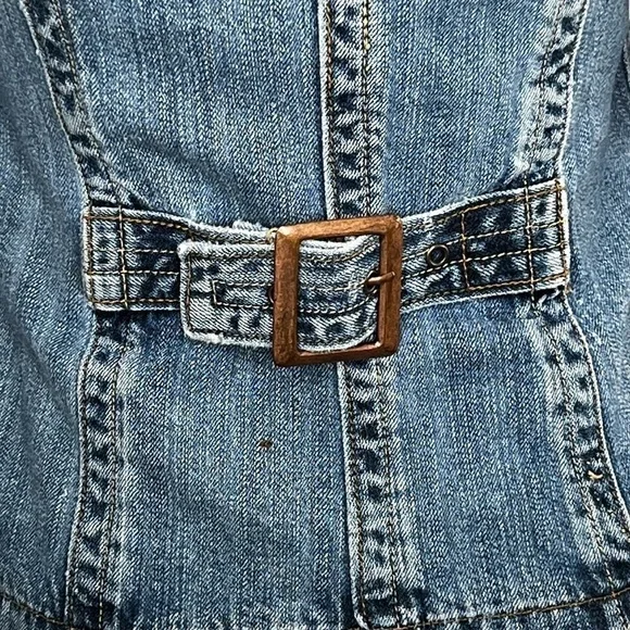 Miss Me Distressed Denim Jean Jacket - Picture 12 of 12